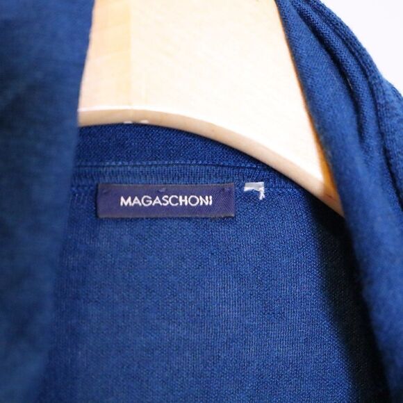 Magaschoni Silk/Cashmere Waterfall Sweater Sz 4 - Picture 5 of 7